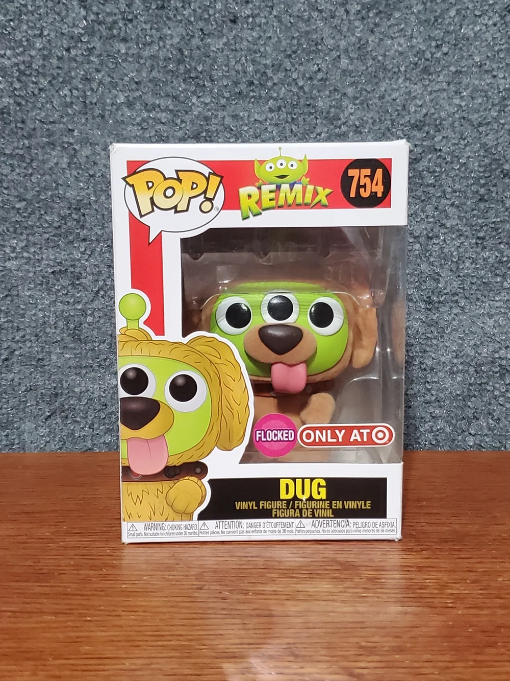 Funko Pop Disney Pixar Alien Remix Dug Flocked #754 Target Exclusive Toy Story
